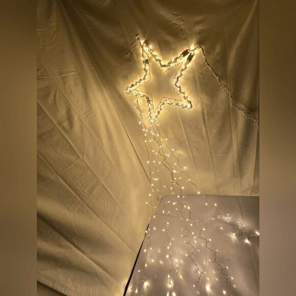 Martha Stewart Shooting Star 12 foot clear white light decoration rare - Picture 1 of 9